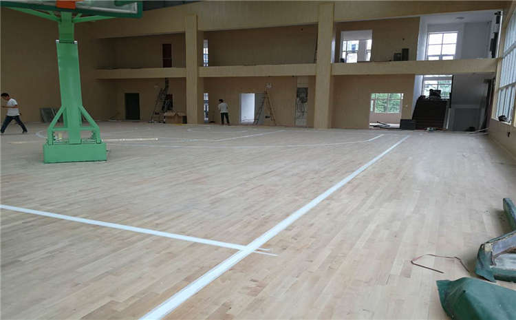 22厚NBA籃球場(chǎng)木地板主輔龍骨結(jié)構(gòu)